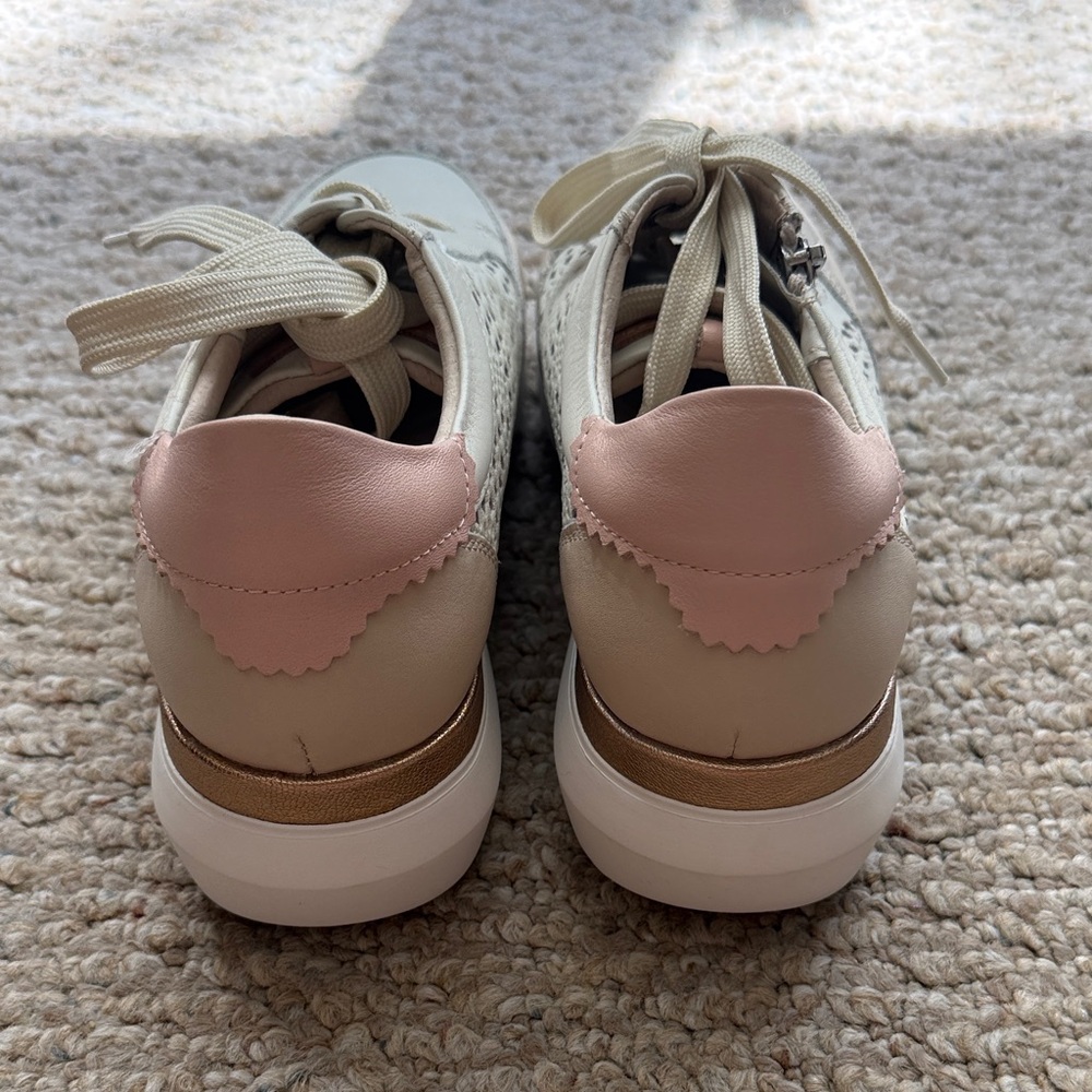 PIKOLINOS Cream and Pink Women's Sneakers - Picture 8 of 16